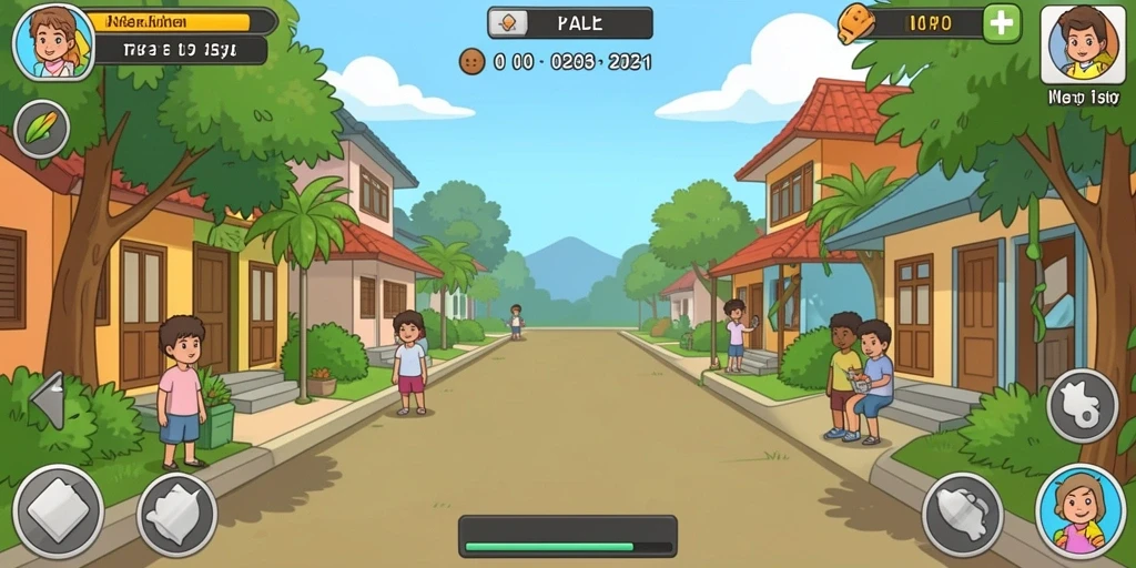 Tampilan awal game dengan grafis yang mengesankan.