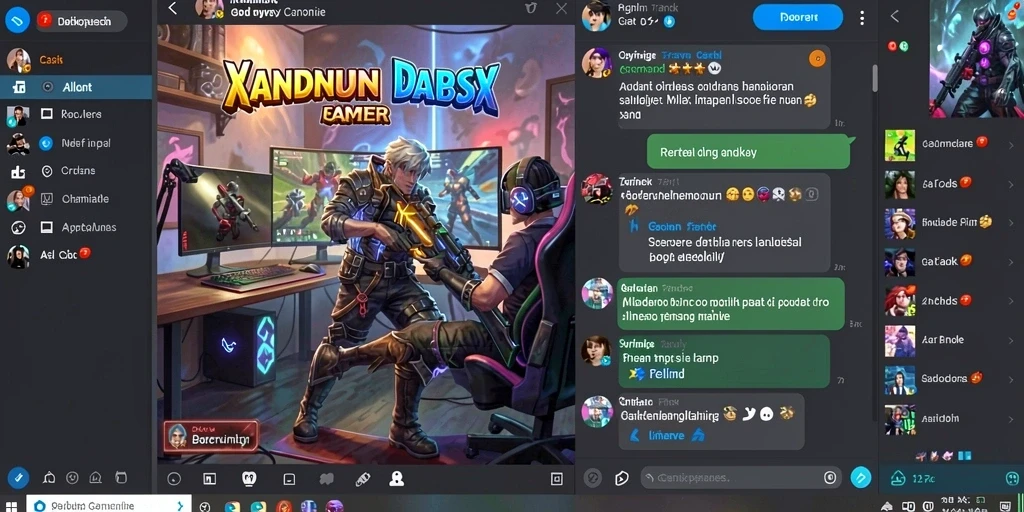 Gambar karakter utama yang siap bertarung.