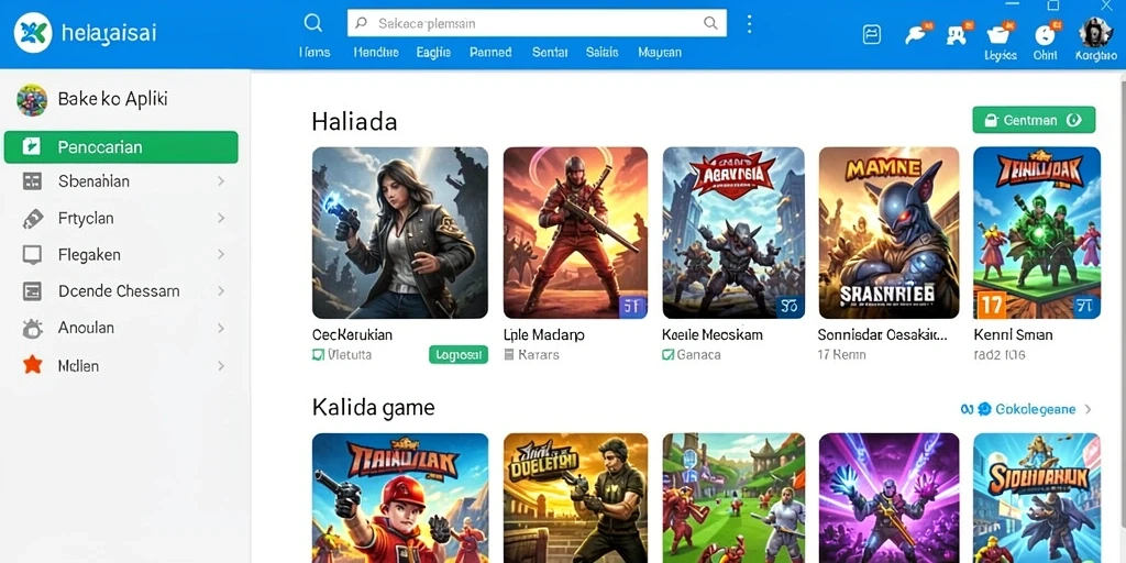 Tampilan antarmuka yang modern dan ramah pengguna.