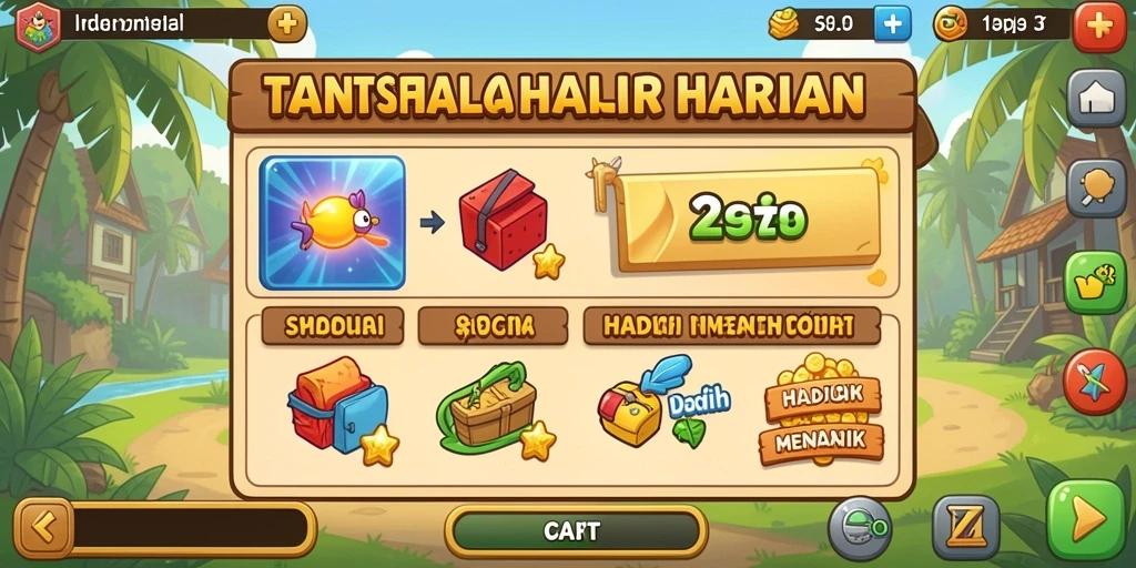 Tampilan antarmuka pengguna yang intuitif dan menarik.