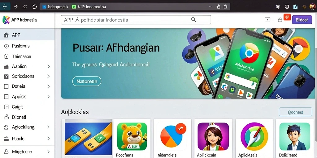 Tampilan utama yang menarik dan informatif.