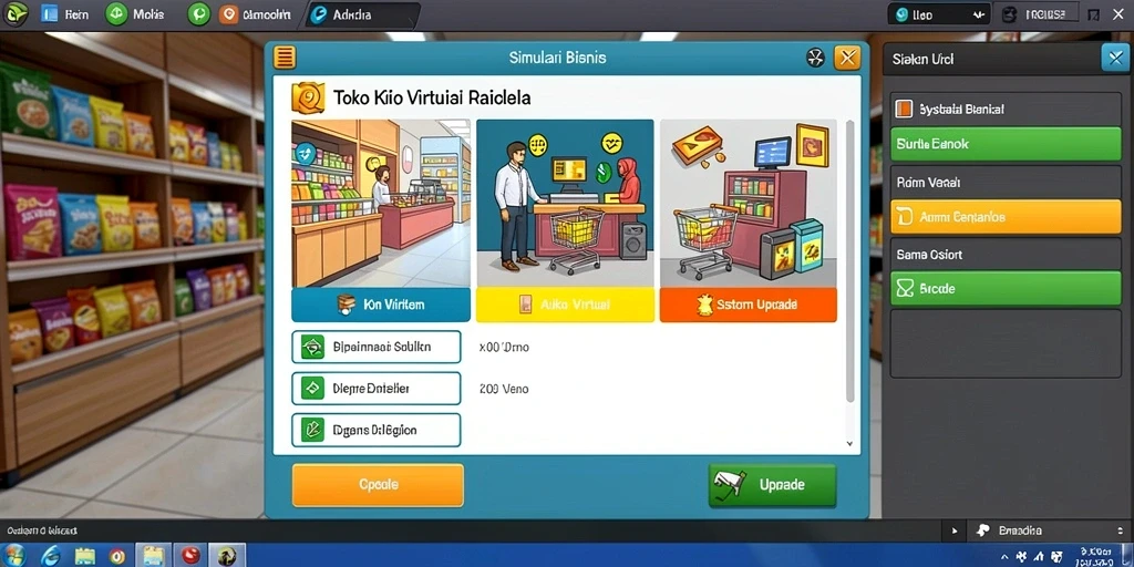Tampilan awal game yang menawan dan menarik.