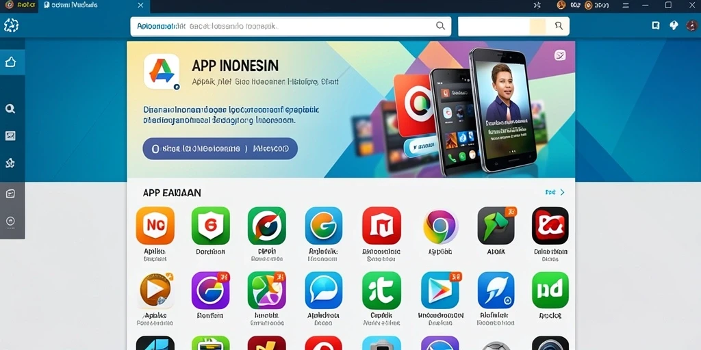 Tampilan antarmuka aplikasi yang user-friendly.