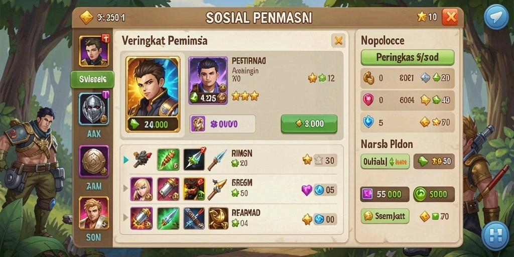 Tangkapan layar menampilkan gameplay yang seru dan dinamis.