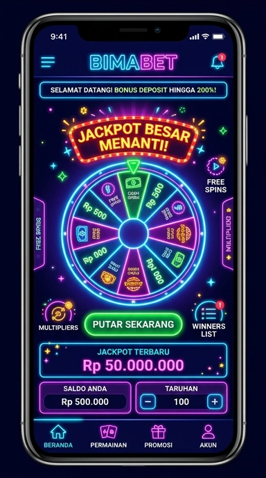 Cuplikan layar menu unduhan bimabet untuk perangkat Android